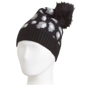 Rebecca Minkoff Leopard Beanie (NWT) (Size: OSFM)
